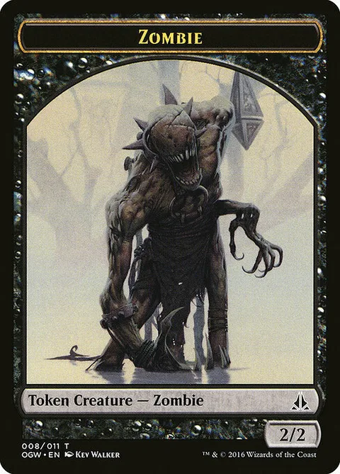 Zombie Token (Black 2/2)