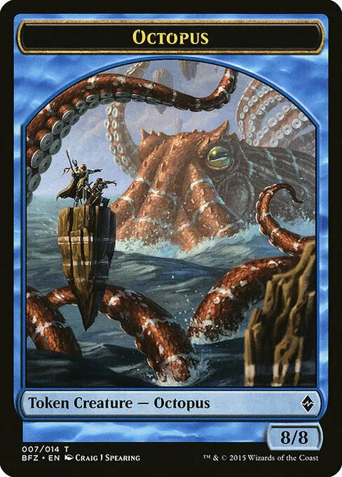Octopus Token (Blue 8/8)