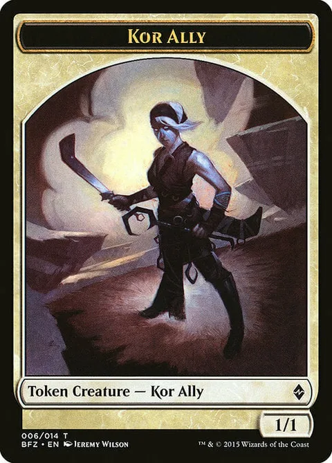 Kor Ally Token (White 1/1)