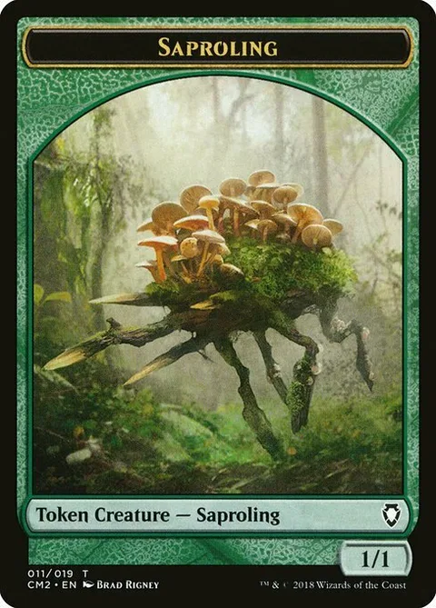 Saproling Token (Green 1/1)