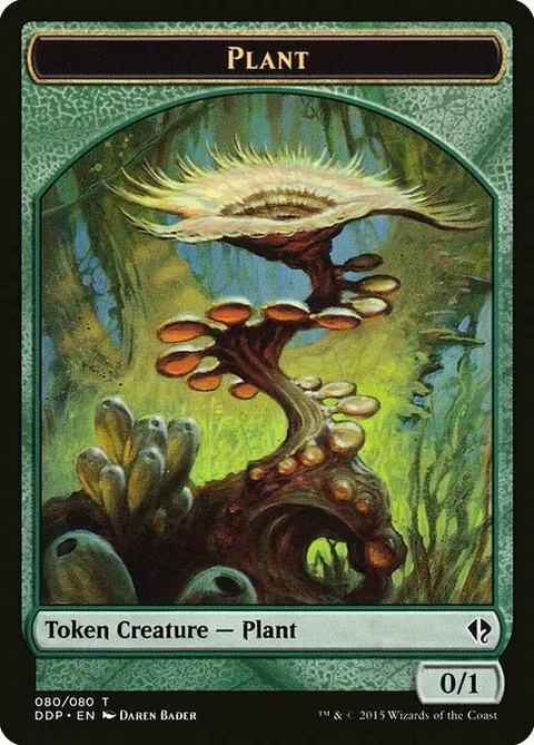 Plant Token (Green 0/1)