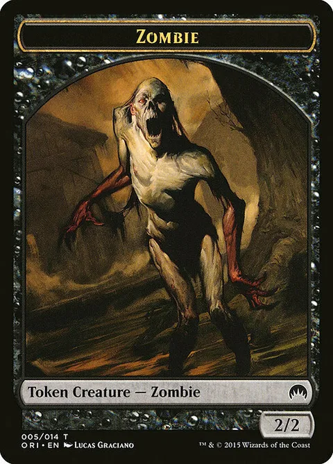 Zombie Token (Black 2/2)