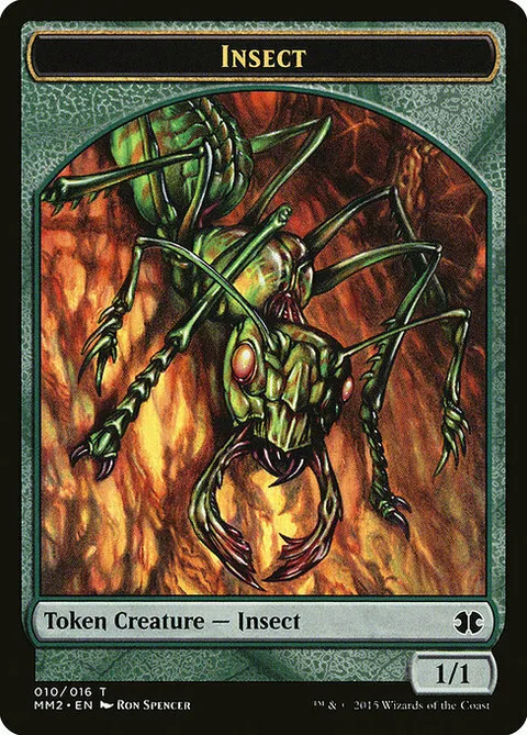 Insect Token (Green 1/1)
