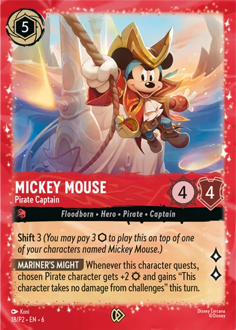 Mickey Mouse - Pirate Captain
