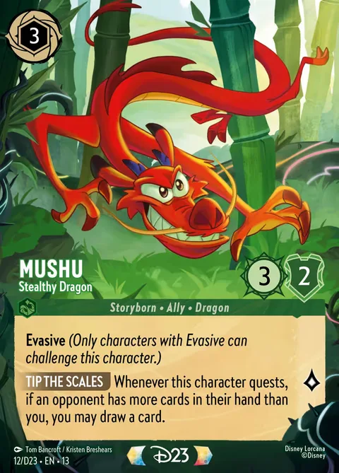 Mushu - Stealthy Dragon