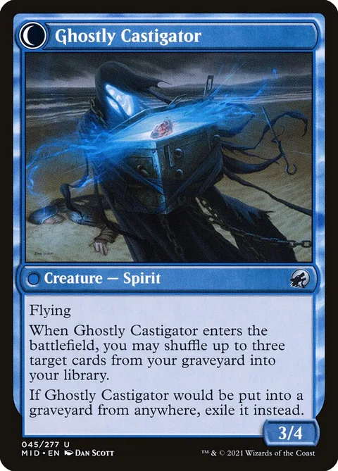 Covetous Castaway // Ghostly Castigator – Rückseite