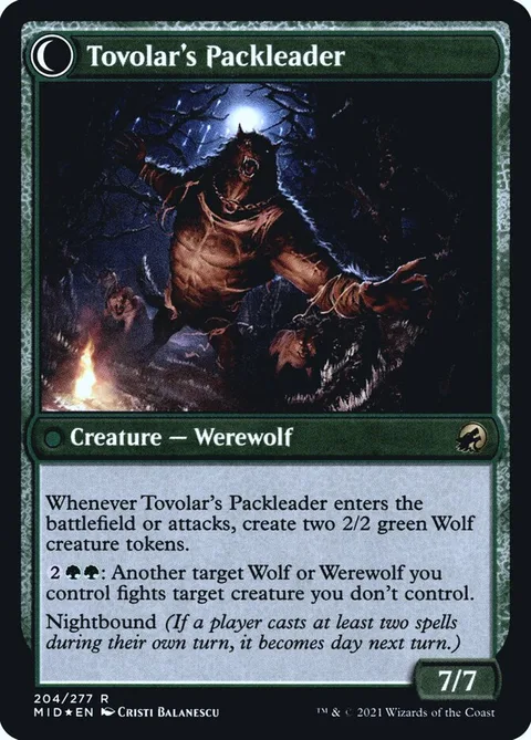 Tovolar's Huntmaster // Tovolar's Packleader – Rückseite