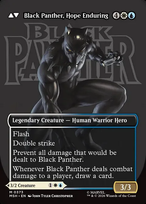King T'Challa // Black Panther, Hope Enduring – Rückseite