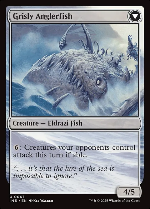 Grizzled Angler / Grisly Anglerfish – Rückseite