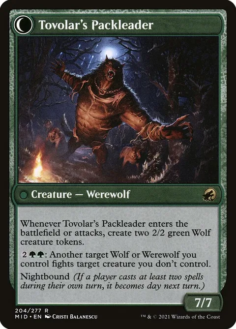 Tovolar's Huntmaster // Tovolar's Packleader – Rückseite