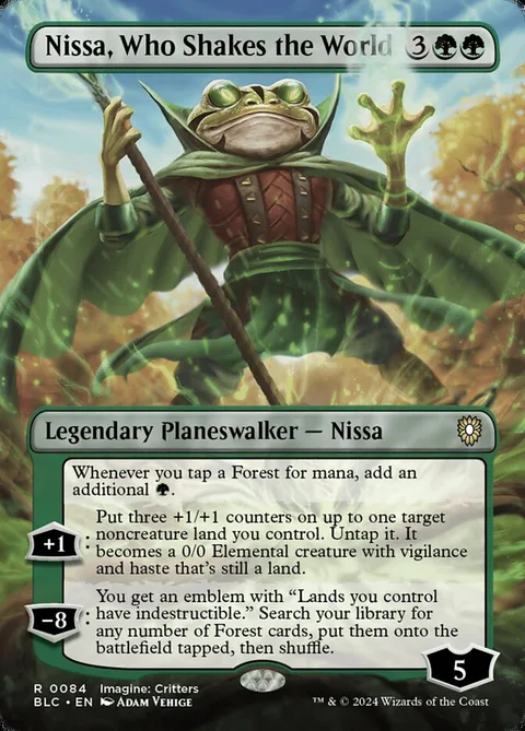 Nissa, Who Shakes the World Emblem