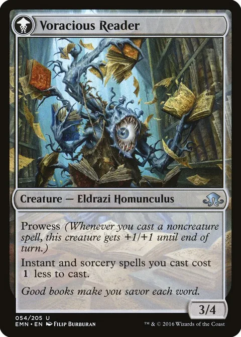 Curious Homunculus / Voracious Reader – Rückseite