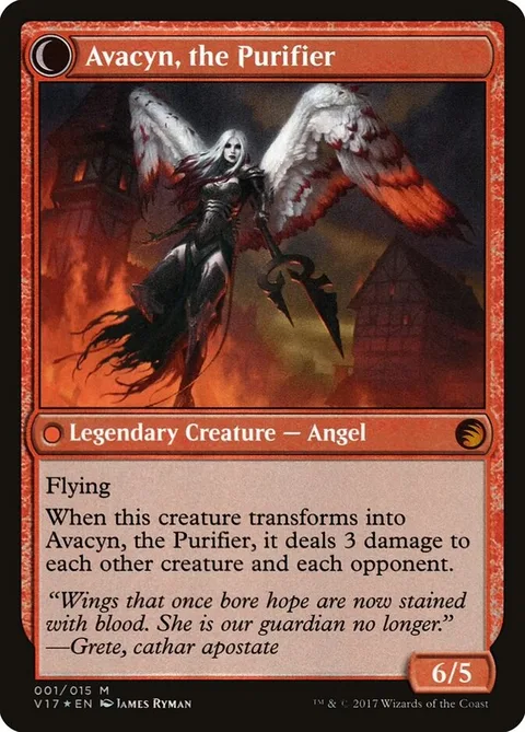 Archangel Avacyn / Avacyn, the Purifier – Rückseite
