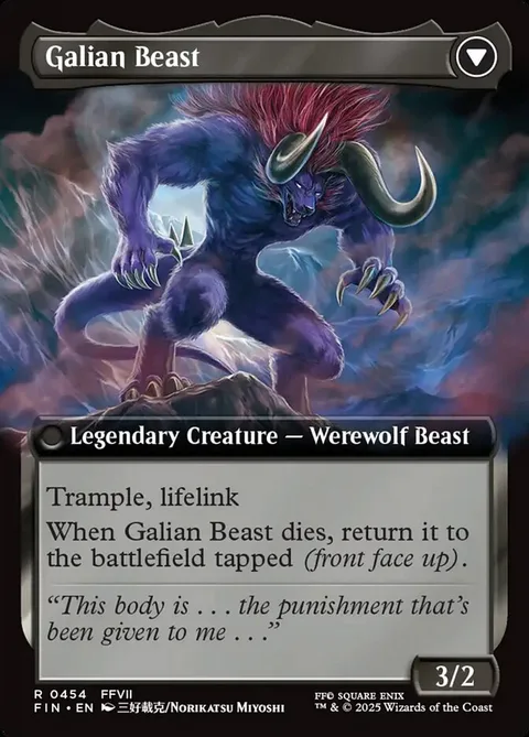 Vincent Valentine // Galian Beast – Rückseite