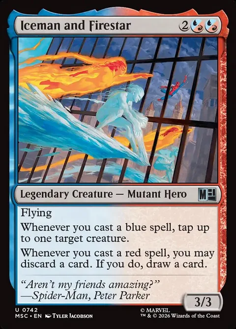 Iceman and Firestar