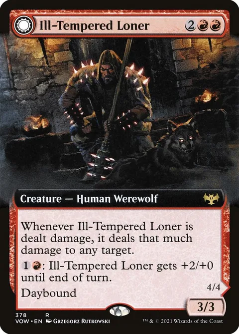 Ill-Tempered Loner // Howlpack Avenger – Vorderseite