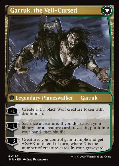 Garruk Relentless / Garruk, the Veil-Cursed – Rückseite