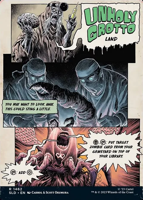Unholy Grotto – Rückseite