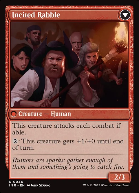 Town Gossipmonger / Incited Rabble – Rückseite