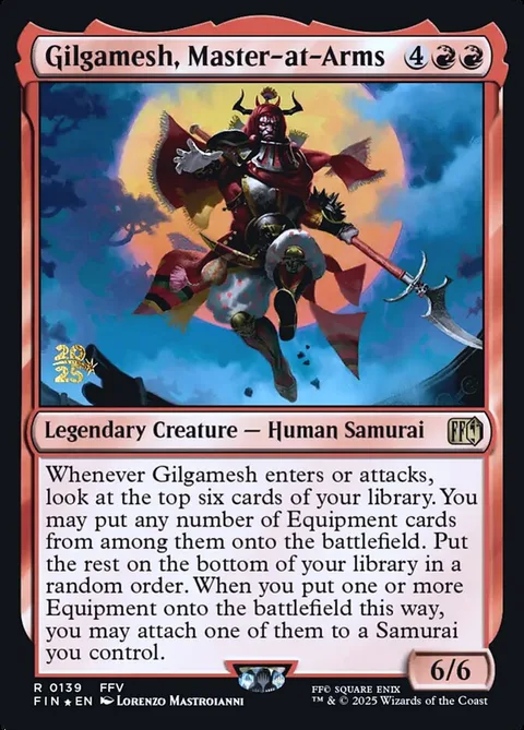 Gilgamesh, Master-at-Arms