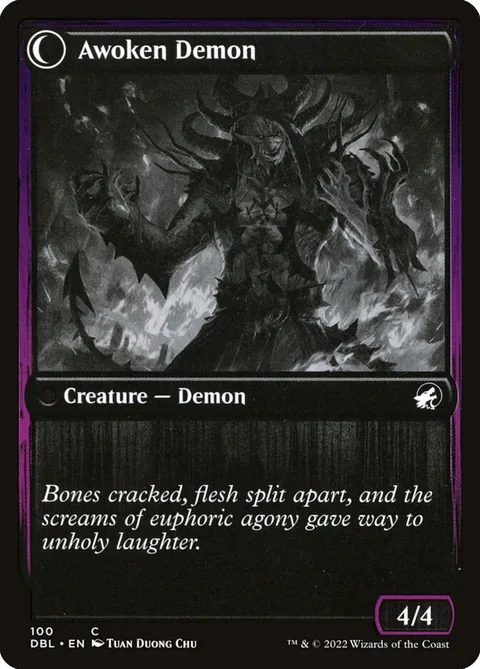 Ecstatic Awakener // Awoken Demon – Rückseite