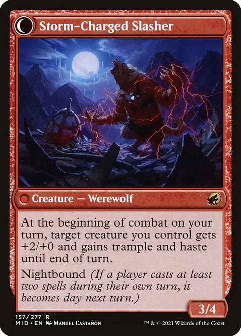Reckless Stormseeker // Storm-Charged Slasher – Rückseite