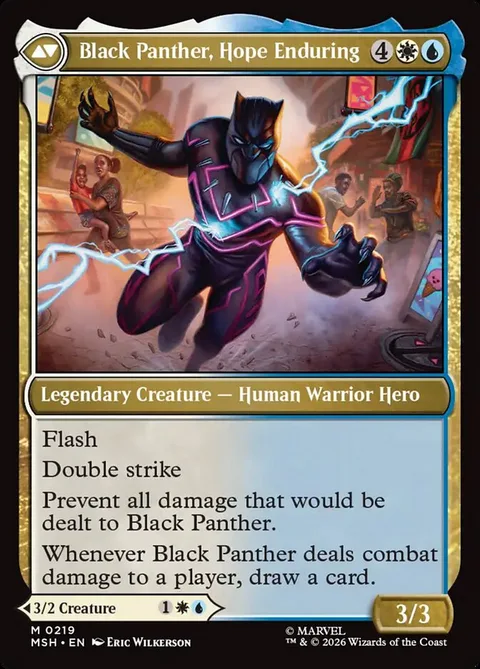King T'Challa // Black Panther, Hope Enduring – Rückseite