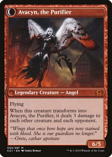 Archangel Avacyn / Avacyn, the Purifier – Rückseite