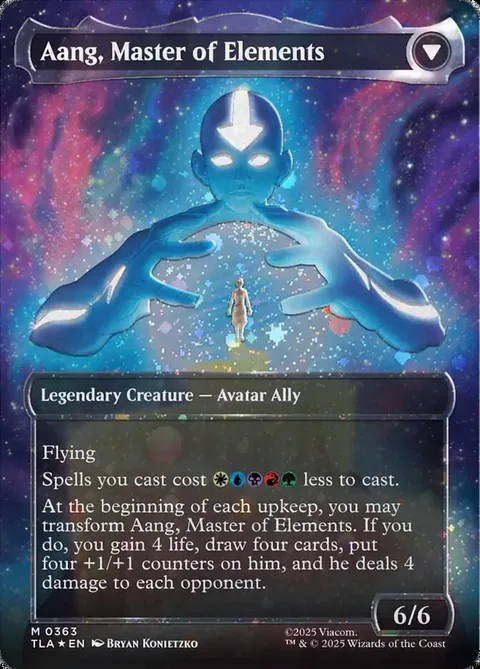 Avatar Aang // Aang, Master of Elements – Rückseite