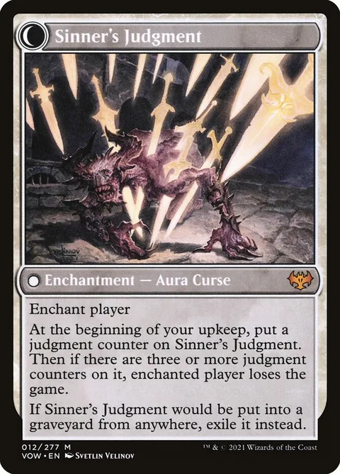 Faithbound Judge // Sinner's Judgment – Rückseite