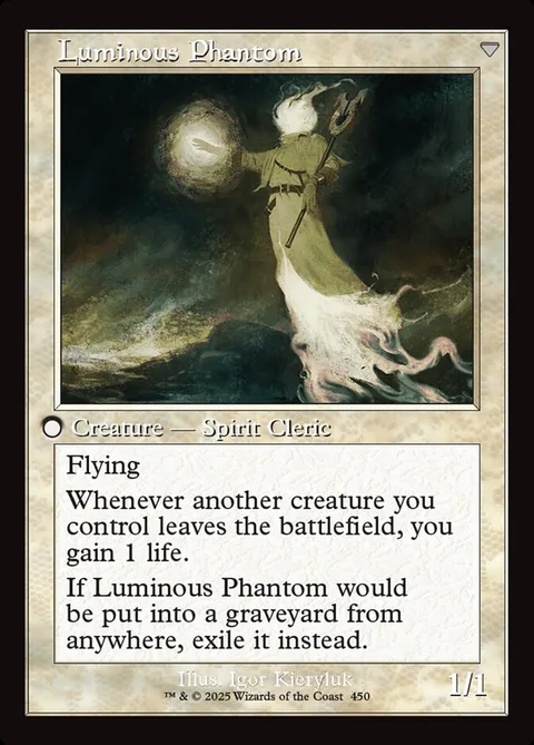 Lunarch Veteran // Luminous Phantom – Rückseite
