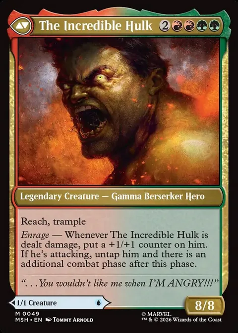 Bruce Banner // The Incredible Hulk – Rückseite