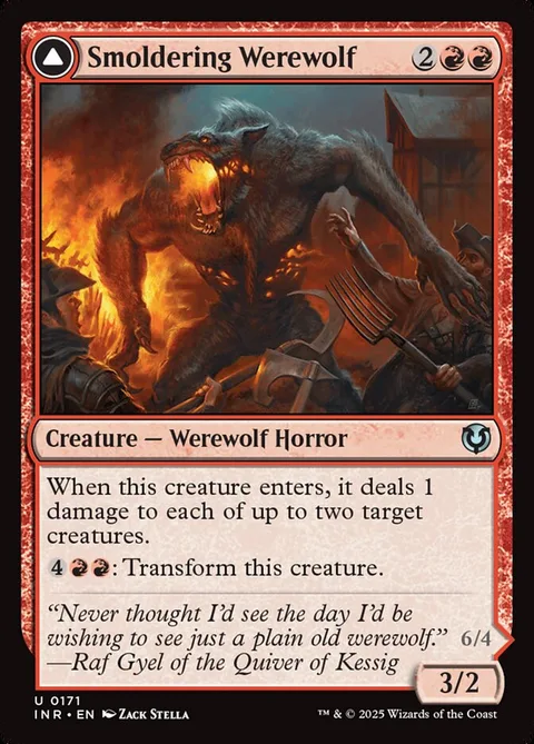 Smoldering Werewolf / Erupting Dreadwolf