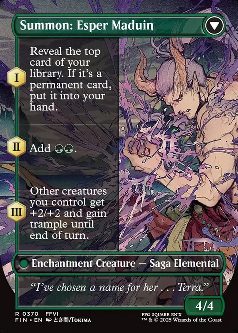 Esper Origins // Summon: Esper Maduin – Rückseite