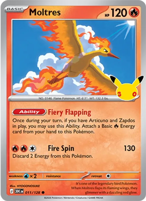 Moltres [Fiery Flapping | Fire Spin]