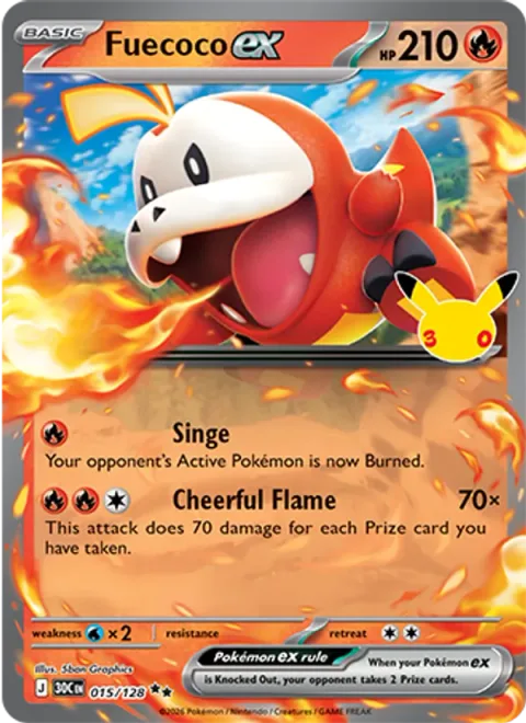 Fuecoco ex [Singe | Cheerful Flame]