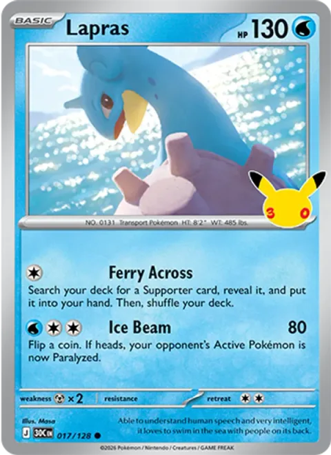 Lapras [Ferry Across | Ice Beam]