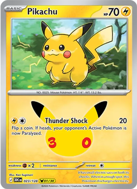 Pikachu [Thunder Shock | 30]