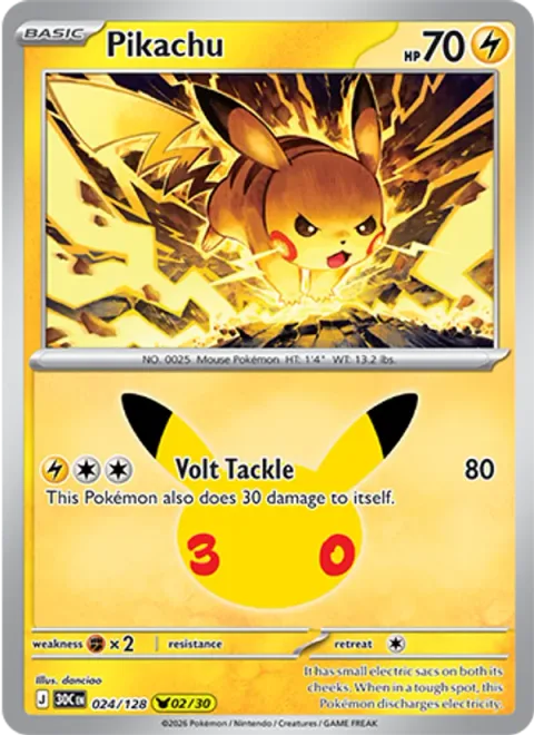 Pikachu [Volt Tackle | 30]