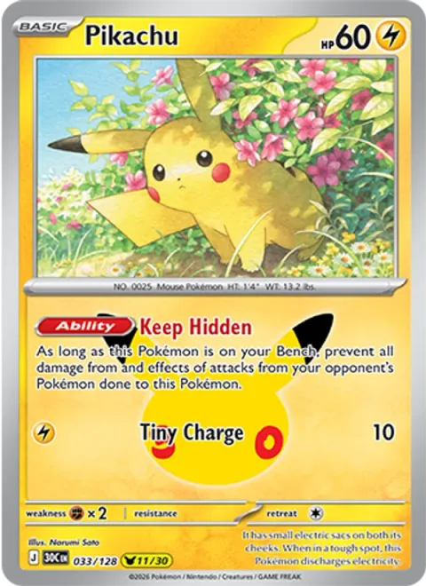 Pikachu [Keep Hidden | Tiny Charge]