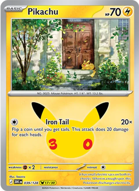 Pikachu [Iron Tail | 30]
