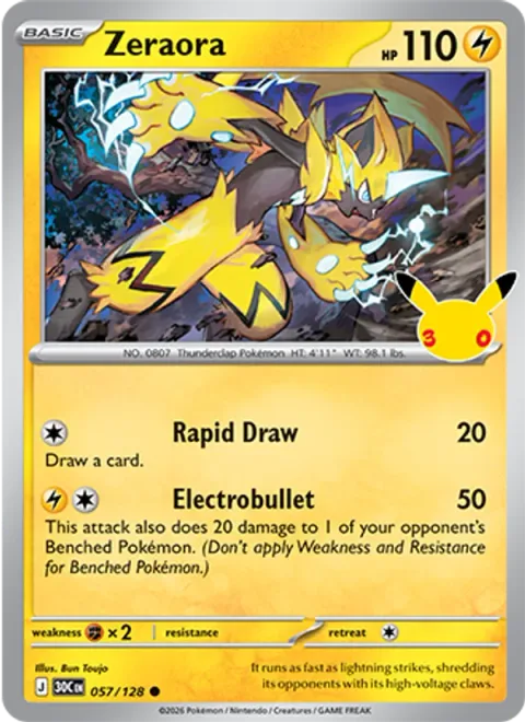 Zeraora [Rapid Draw | Electrobullet]
