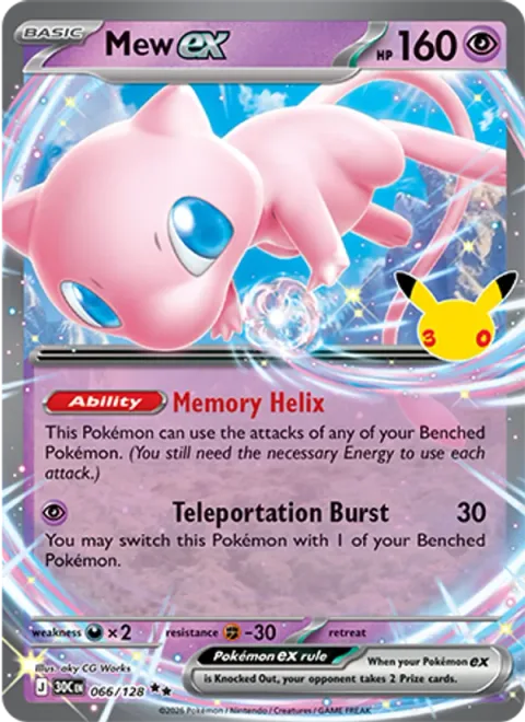 Mew ex [Memory Helix | Teleportation Burst]