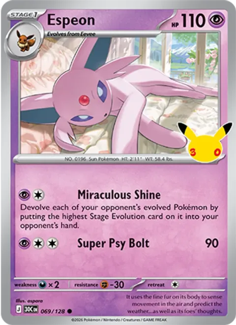 Espeon [Miraculous Shine | Super Psy Bolt]