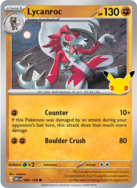Lycanroc [Counter | Boulder Crush]