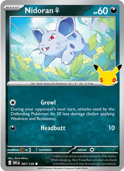 Nidoran [F] [Growl | Headbutt]