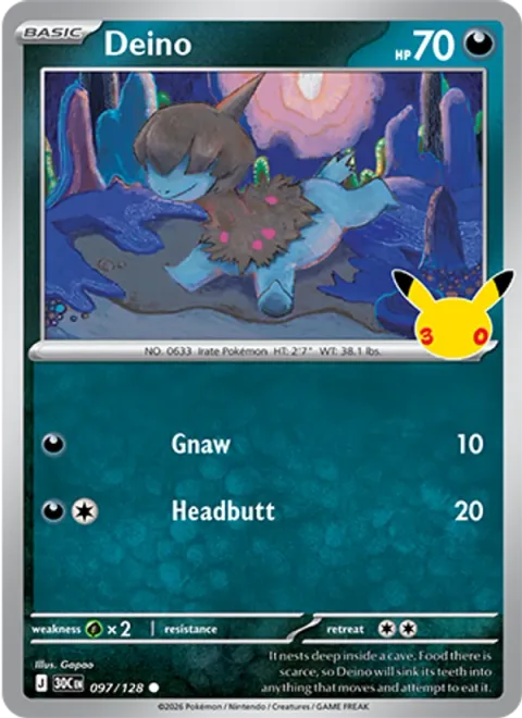 Deino [Gnaw | Headbutt]