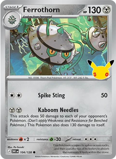 Ferrothorn [Spike Sting | Kaboom Needles]