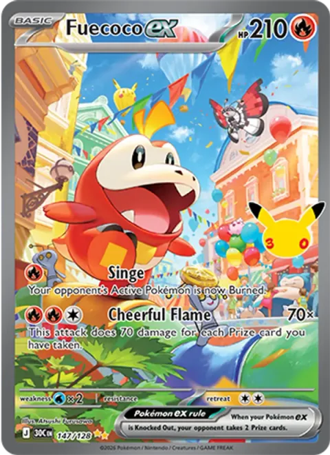 Fuecoco ex [Singe | Cheerful Flame]
