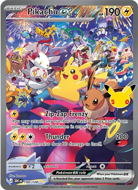 Pikachu ex [Zip-Zap Frenzy | Thunder]